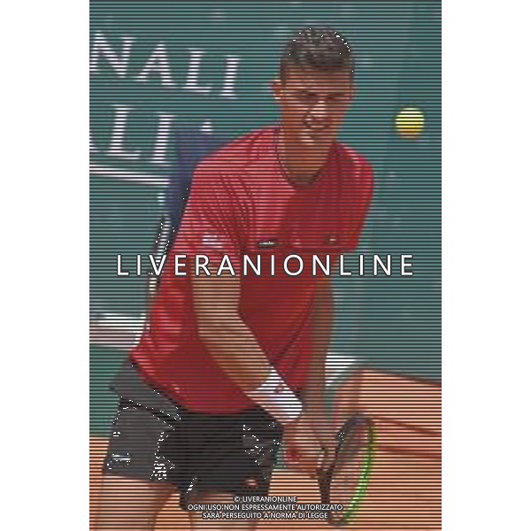 07-05-2023 Finale del doppio, torneo internazionale di tennis Sardegna Open Challenger 173, presso Tennis club Monte Urpinu, Cagliari. In gara Maximo Gonzalez (Argentina) e Andres Molteni (Argentina) contro Alexander Erler (Austria) e Lucas Miedler (Austria). Foto Salvatore Moi/Aldo Liverani s.a.s. Nella foto: Alexander Erler (Austria)