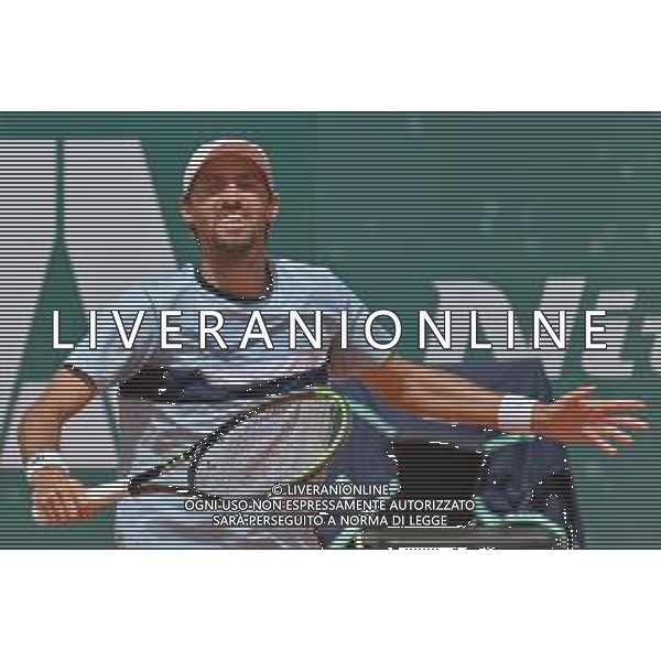 07-05-2023 Finale del doppio, torneo internazionale di tennis Sardegna Open Challenger 173, presso Tennis club Monte Urpinu, Cagliari. In gara Maximo Gonzalez (Argentina) e Andres Molteni (Argentina) contro Alexander Erler (Austria) e Lucas Miedler (Austria). Foto Salvatore Moi/Aldo Liverani s.a.s. Nella foto: Andres Molteni (Argentina)