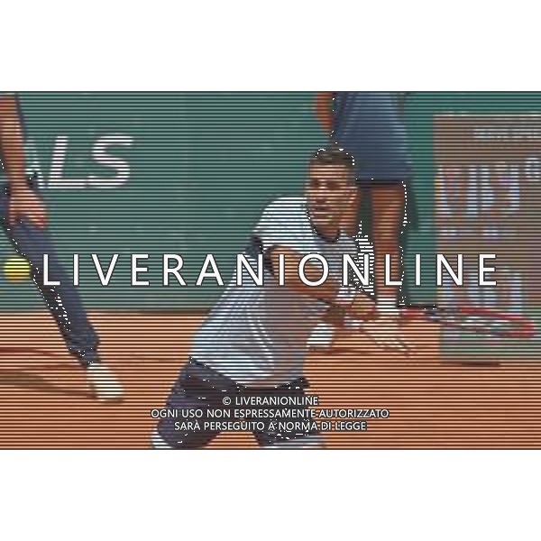 07-05-2023 Finale del doppio, torneo internazionale di tennis Sardegna Open Challenger 173, presso Tennis club Monte Urpinu, Cagliari. In gara Maximo Gonzalez (Argentina) e Andres Molteni (Argentina) contro Alexander Erler (Austria) e Lucas Miedler (Austria). Foto Salvatore Moi/Aldo Liverani s.a.s. Nella foto: Andres Molteni (Argentina)