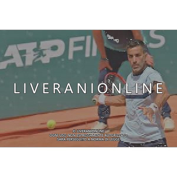 07-05-2023 Finale del doppio, torneo internazionale di tennis Sardegna Open Challenger 173, presso Tennis club Monte Urpinu, Cagliari. In gara Maximo Gonzalez (Argentina) e Andres Molteni (Argentina) contro Alexander Erler (Austria) e Lucas Miedler (Austria). Foto Salvatore Moi/Aldo Liverani s.a.s. Nella foto: Andres Molteni (Argentina)