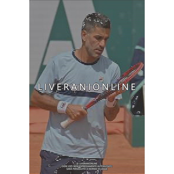 07-05-2023 Finale del doppio, torneo internazionale di tennis Sardegna Open Challenger 173, presso Tennis club Monte Urpinu, Cagliari. In gara Maximo Gonzalez (Argentina) e Andres Molteni (Argentina) contro Alexander Erler (Austria) e Lucas Miedler (Austria). Foto Salvatore Moi/Aldo Liverani s.a.s. Nella foto: Andres Molteni (Argentina)