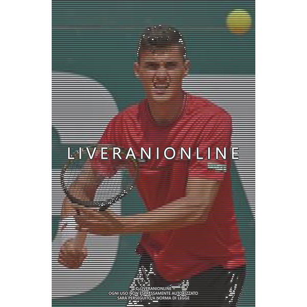 07-05-2023 Finale del doppio, torneo internazionale di tennis Sardegna Open Challenger 173, presso Tennis club Monte Urpinu, Cagliari. In gara Maximo Gonzalez (Argentina) e Andres Molteni (Argentina) contro Alexander Erler (Austria) e Lucas Miedler (Austria). Foto Salvatore Moi/Aldo Liverani s.a.s. Nella foto: Alexander Erler (Austria)