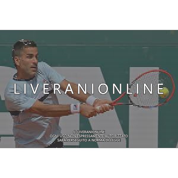 07-05-2023 Finale del doppio, torneo internazionale di tennis Sardegna Open Challenger 173, presso Tennis club Monte Urpinu, Cagliari. In gara Maximo Gonzalez (Argentina) e Andres Molteni (Argentina) contro Alexander Erler (Austria) e Lucas Miedler (Austria). Foto Salvatore Moi/Aldo Liverani s.a.s. Nella foto: Andres Molteni (Argentina)