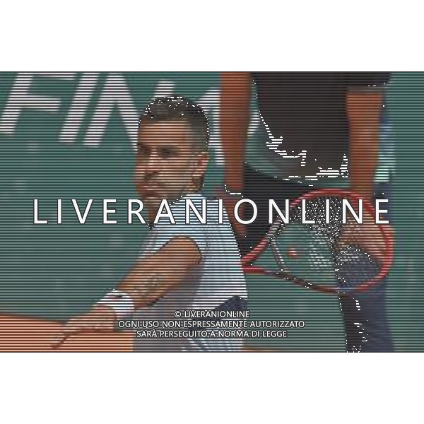 07-05-2023 Finale del doppio, torneo internazionale di tennis Sardegna Open Challenger 173, presso Tennis club Monte Urpinu, Cagliari. In gara Maximo Gonzalez (Argentina) e Andres Molteni (Argentina) contro Alexander Erler (Austria) e Lucas Miedler (Austria). Foto Salvatore Moi/Aldo Liverani s.a.s. Nella foto: Andres Molteni (Argentina)