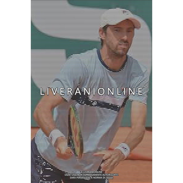07-05-2023 Finale del doppio, torneo internazionale di tennis Sardegna Open Challenger 173, presso Tennis club Monte Urpinu, Cagliari. In gara Maximo Gonzalez (Argentina) e Andres Molteni (Argentina) contro Alexander Erler (Austria) e Lucas Miedler (Austria). Foto Salvatore Moi/Aldo Liverani s.a.s. Nella foto: Andres Molteni (Argentina)