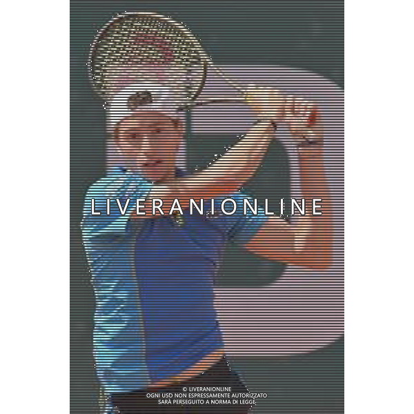 07-05-2023 torneo internazionale di tennis Sardegna Open Challenger 173, presso Tennis club Monte Urpinu, Cagliari. In gara Ugo Humbert (Francia) contro Laslo Djere (Serbia). Salvatore Moi/Aldo Liverani s.a.s. Nella foto: Laslo Djere (Serbia)