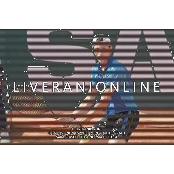 07-05-2023 torneo internazionale di tennis Sardegna Open Challenger 173, presso Tennis club Monte Urpinu, Cagliari. In gara Ugo Humbert (Francia) contro Laslo Djere (Serbia). Salvatore Moi/Aldo Liverani s.a.s. Nella foto: Laslo Djere (Serbia)