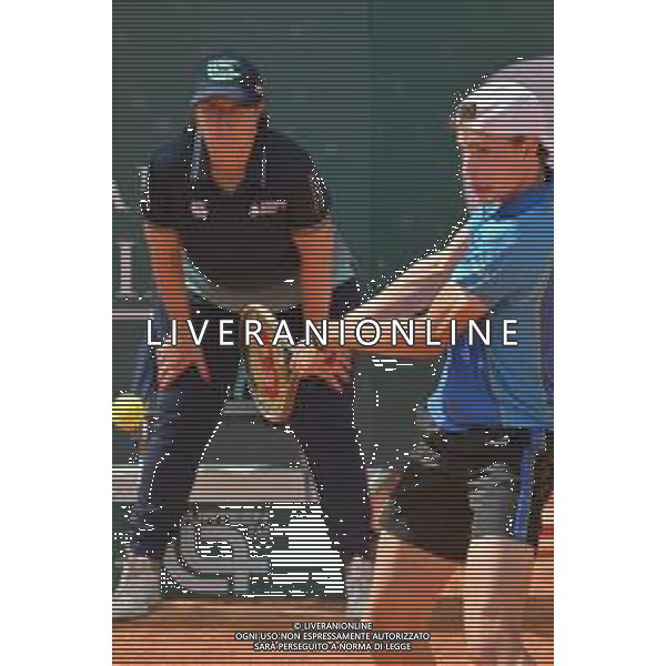 07-05-2023 torneo internazionale di tennis Sardegna Open Challenger 173, presso Tennis club Monte Urpinu, Cagliari. In gara Ugo Humbert (Francia) contro Laslo Djere (Serbia). Salvatore Moi/Aldo Liverani s.a.s. Nella foto: Laslo Djere (Serbia)