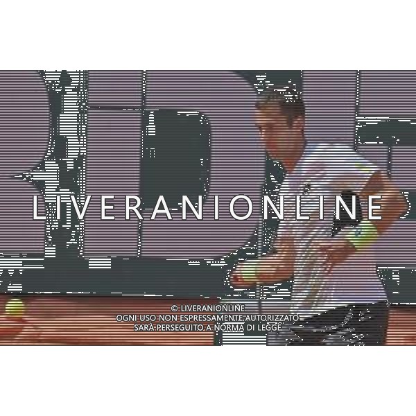 07-05-2023 torneo internazionale di tennis Sardegna Open Challenger 173, presso Tennis club Monte Urpinu, Cagliari. In gara Ugo Humbert (Francia) contro Laslo Djere (Serbia). Salvatore Moi/Aldo Liverani s.a.s. Nella foto: Ugo Humbert (Francia)