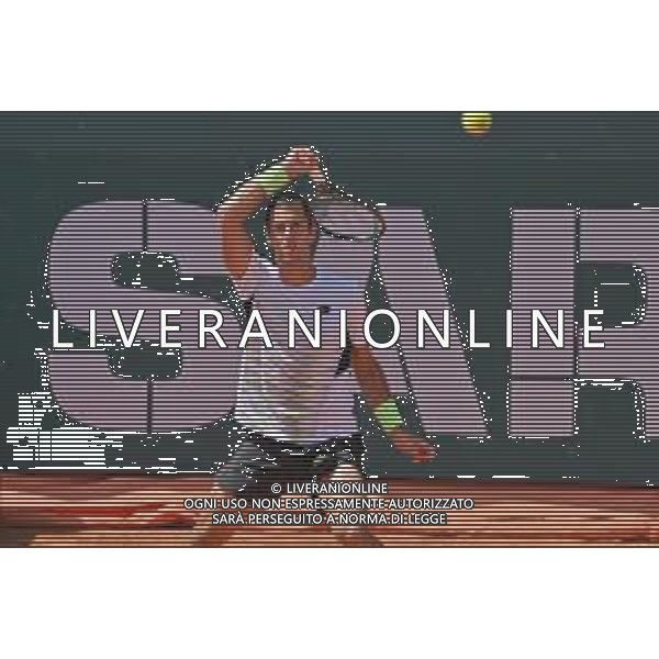 07-05-2023 torneo internazionale di tennis Sardegna Open Challenger 173, presso Tennis club Monte Urpinu, Cagliari. In gara Ugo Humbert (Francia) contro Laslo Djere (Serbia). Salvatore Moi/Aldo Liverani s.a.s. Nella foto: Ugo Humbert (Francia)