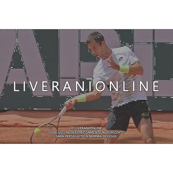 07-05-2023 torneo internazionale di tennis Sardegna Open Challenger 173, presso Tennis club Monte Urpinu, Cagliari. In gara Ugo Humbert (Francia) contro Laslo Djere (Serbia). Salvatore Moi/Aldo Liverani s.a.s. Nella foto: Ugo Humbert (Francia)