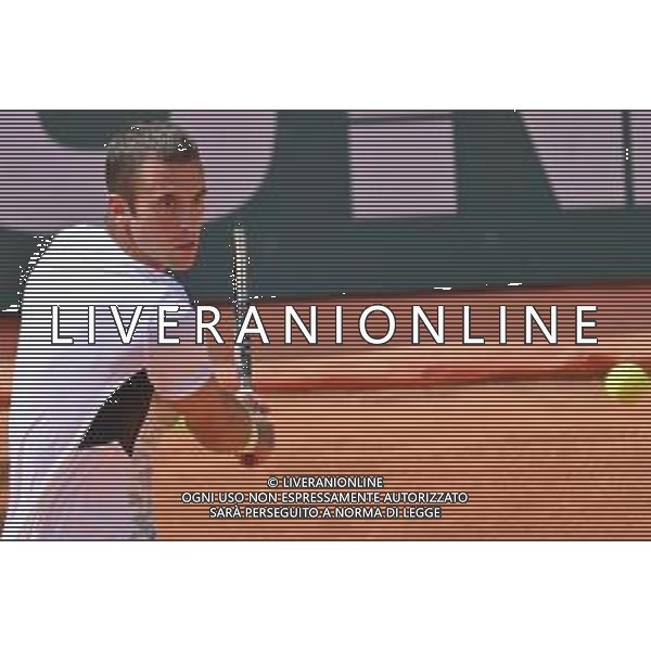07-05-2023 torneo internazionale di tennis Sardegna Open Challenger 173, presso Tennis club Monte Urpinu, Cagliari. In gara Ugo Humbert (Francia) contro Laslo Djere (Serbia). Salvatore Moi/Aldo Liverani s.a.s. Nella foto: Ugo Humbert (Francia)