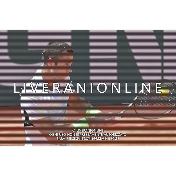 07-05-2023 torneo internazionale di tennis Sardegna Open Challenger 173, presso Tennis club Monte Urpinu, Cagliari. In gara Ugo Humbert (Francia) contro Laslo Djere (Serbia). Salvatore Moi/Aldo Liverani s.a.s. Nella foto: Ugo Humbert (Francia)