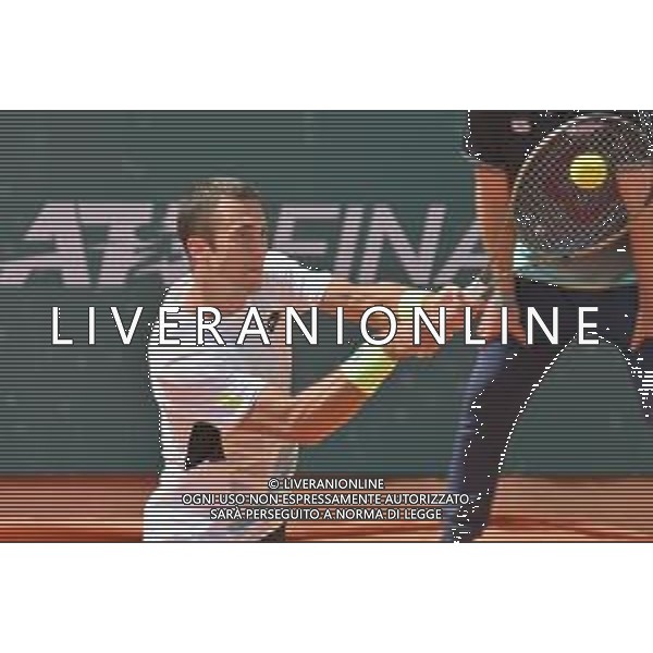 07-05-2023 torneo internazionale di tennis Sardegna Open Challenger 173, presso Tennis club Monte Urpinu, Cagliari. In gara Ugo Humbert (Francia) contro Laslo Djere (Serbia). Salvatore Moi/Aldo Liverani s.a.s. Nella foto: Ugo Humbert (Francia)