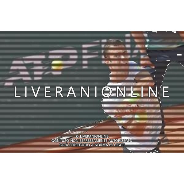 07-05-2023 torneo internazionale di tennis Sardegna Open Challenger 173, presso Tennis club Monte Urpinu, Cagliari. In gara Ugo Humbert (Francia) contro Laslo Djere (Serbia). Salvatore Moi/Aldo Liverani s.a.s. Nella foto: Ugo Humbert (Francia)