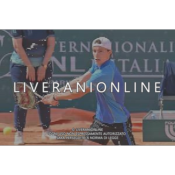 07-05-2023 torneo internazionale di tennis Sardegna Open Challenger 173, presso Tennis club Monte Urpinu, Cagliari. In gara Ugo Humbert (Francia) contro Laslo Djere (Serbia). Salvatore Moi/Aldo Liverani s.a.s. Nella foto: Laslo Djere (Serbia)