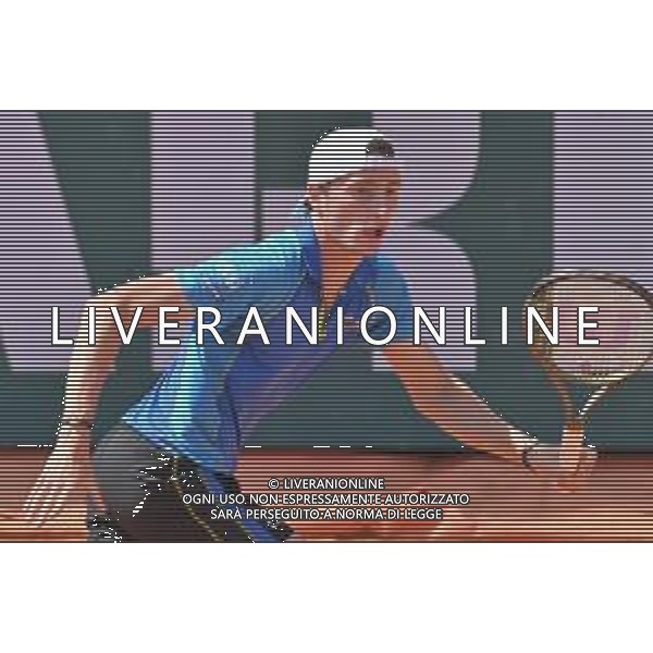 07-05-2023 torneo internazionale di tennis Sardegna Open Challenger 173, presso Tennis club Monte Urpinu, Cagliari. In gara Ugo Humbert (Francia) contro Laslo Djere (Serbia). Salvatore Moi/Aldo Liverani s.a.s. Nella foto: Laslo Djere (Serbia)