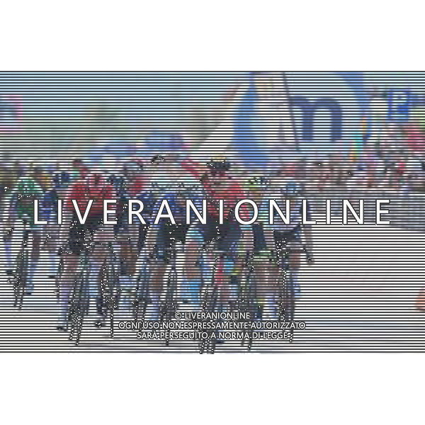 07-05-2023 Giro D\'italia; Tappa 02 Teramo - San Salvo; 2023, Bahrain - Victorious; Milan, Jonathan; San Salvo; ©SIROTTI / AGENZIA ALDO LIVERANI SAS