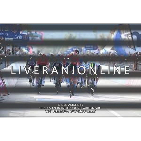 07-05-2023 Giro D\'italia; Tappa 02 Teramo - San Salvo; 2023, Bahrain - Victorious; 2023, Arkea - Samsic; 2023, Dsm; 2023, Intermarche - Circus Wanty; Milan, Jonathan; Dekker, David; Groves, Kaden; Marit, Arne; San Salvo; ©SIROTTI / AGENZIA ALDO LIVERANI SAS