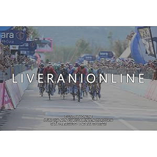 07-05-2023 Giro D\'italia; Tappa 02 Teramo - San Salvo; 2023, Bahrain - Victorious; 2023, Arkea - Samsic; 2023, Dsm; 2023, Intermarche - Circus Wanty; Milan, Jonathan; Dekker, David; Groves, Kaden; Marit, Arne; San Salvo; ©SIROTTI / AGENZIA ALDO LIVERANI SAS