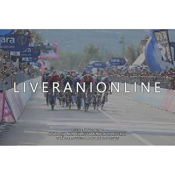 07-05-2023 Giro D\'italia; Tappa 02 Teramo - San Salvo; 2023, Bahrain - Victorious; 2023, Arkea - Samsic; 2023, Dsm; 2023, Intermarche - Circus Wanty; Milan, Jonathan; Dekker, David; Groves, Kaden; Marit, Arne; San Salvo; ©SIROTTI / AGENZIA ALDO LIVERANI SAS