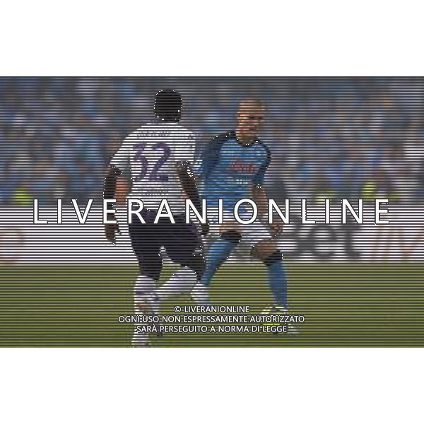 Napoli vs Fiorentina 34a giornata Campionato Calcio Serie A TIM 07.05.2023 Nella foto Leo Skiri Ostigard e DUNCAN Foto Mosca / AGENZIA ALDO LIVERANI SAS