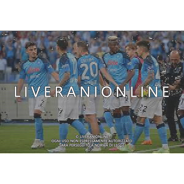 Napoli vs Fiorentina 34a giornata Campionato Calcio Serie A TIM 07.05.2023 Nella foto ESULTANZA dopo il gol di Victor Osimhen Foto Mosca / AGENZIA ALDO LIVERANI SAS