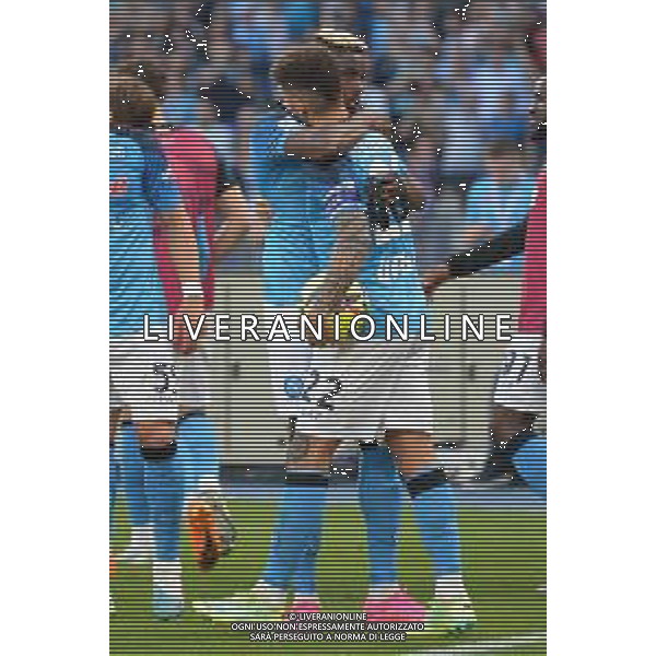 Napoli vs Fiorentina 34a giornata Campionato Calcio Serie A TIM 07.05.2023 Nella foto ESULTANZA dopo il gol di Victor Osimhen con Giovanni di Lorenzo Foto Mosca / AGENZIA ALDO LIVERANI SAS