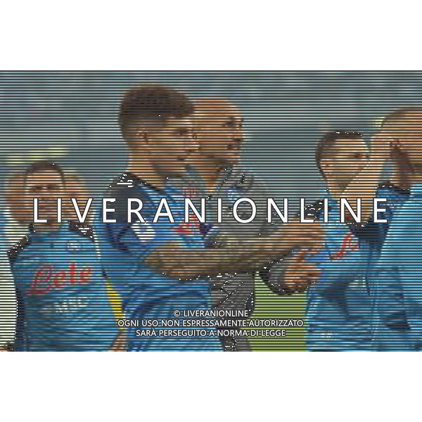 Napoli vs Fiorentina 34a giornata Campionato Calcio Serie A TIM 07.05.2023 Nella foto ESULTANZA A FINE GARA - FESTEGGIAMENTI DEI GIOCATORI DEL NAPOLI CAMPIONI D\'ITALIA PER LA VITTORIA DEL TERZO SCUDETTO - LUCIANO SPALLETTI Foto Mosca / AGENZIA ALDO LIVERANI SAS