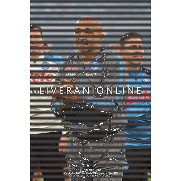 Napoli vs Fiorentina 34a giornata Campionato Calcio Serie A TIM 07.05.2023 Nella foto ESULTANZA A FINE GARA - FESTEGGIAMENTI DEI GIOCATORI DEL NAPOLI CAMPIONI D\'ITALIA PER LA VITTORIA DEL TERZO SCUDETTO - LUCIANO SPALLETTI Foto Mosca / AGENZIA ALDO LIVERANI SAS