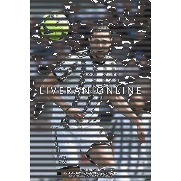 Adrien Rabiot (Juventus) Atalanta vs Juventus Bergamo 24-04-2023 Gewiss Stadium - Stadio Atleti Azzurri d\'Italia Campionato Serie A TIM - 34a giornata foto Roberto Garavaglia/ag. Aldo Liverani sas