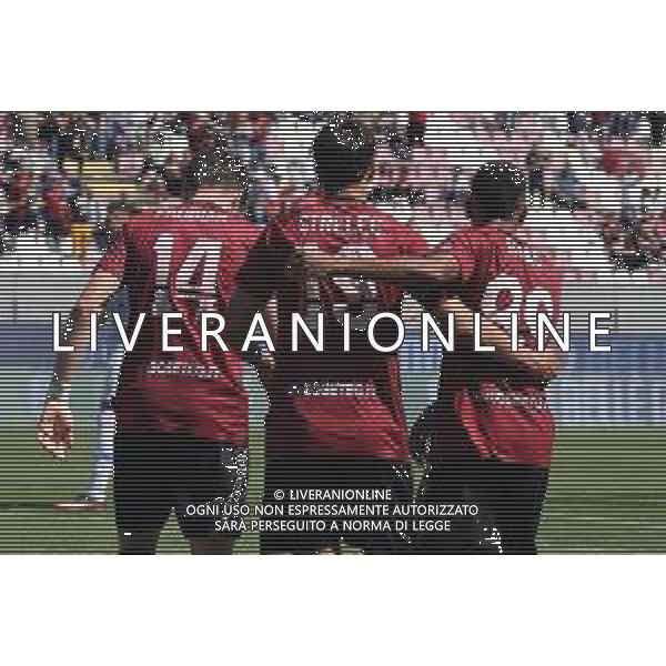 06-05-2023 REGGIO CALABRIA STADIO ORESTE GRANILLO CAMPIONATO NAZIONALE CALCIO SERIE B REGGINA VS COMO NELLA FOTO ESULTANZA REGGINA SECONDO GOAL DI DAVID STRELEC ©PASQUALE GARREFFA / AGENZIA ALDO LIVERANI SAS
