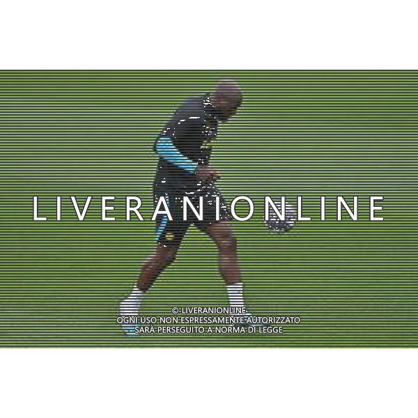 TVRG Allenamento Inter nella foto Romelu Lukaku (Inter) Appiano Gentile (CO) 09-05-2023 Centro sportivo Suning in memoria di Angelo Moratti Allenamento dell\'Inter in preparazione della gara contro il Milan valevole per la gara di andata delle semifinali della UEFA Champions League foto Roberto Garavaglia/ag. Aldo Liverani sas/ AGENZIA ALDO LIVERANI SAS