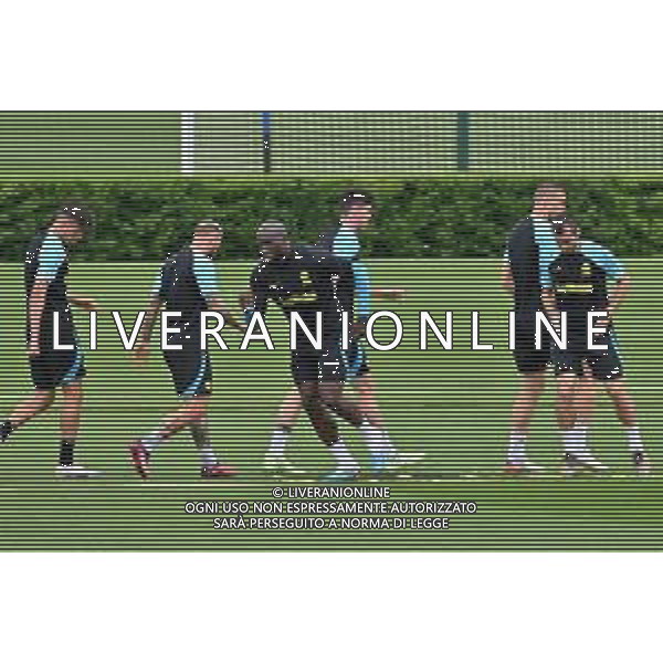 TVRG Allenamento Inter nella foto Romelu Lukaku (Inter) Appiano Gentile (CO) 09-05-2023 Centro sportivo Suning in memoria di Angelo Moratti Allenamento dell\'Inter in preparazione della gara contro il Milan valevole per la gara di andata delle semifinali della UEFA Champions League foto Roberto Garavaglia/ag. Aldo Liverani sas/ AGENZIA ALDO LIVERANI SAS