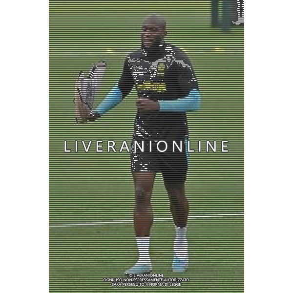 TVRG Allenamento Inter nella foto Romelu Lukaku (Inter) Appiano Gentile (CO) 09-05-2023 Centro sportivo Suning in memoria di Angelo Moratti Allenamento dell\'Inter in preparazione della gara contro il Milan valevole per la gara di andata delle semifinali della UEFA Champions League foto Roberto Garavaglia/ag. Aldo Liverani sas/ AGENZIA ALDO LIVERANI SAS