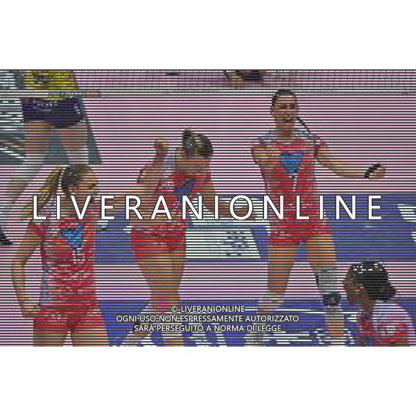 TVRG esultanza Vero Volley Milano Vero Volley Milano vs Prosecco Doc Imoco Conegliano Monza 09-05-2023 Arena di Monza Campionato Serie A1 - gara 2 Finale Scudetto foto Roberto Garavaglia/ag. Aldo Liverani sas / AGENZIA ALDO LIVERANI SAS