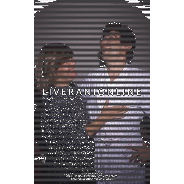 RETROSPETTIVA GIGI PROIETTI ATTORE NELLA FOTO GIGI PROIETTI NELLA COMMEDIA TEATRALE“I SETTE RE DI ROMA“A MILANO NELL\'ANNO 1989 AG ALDO LIVERANI SAS  