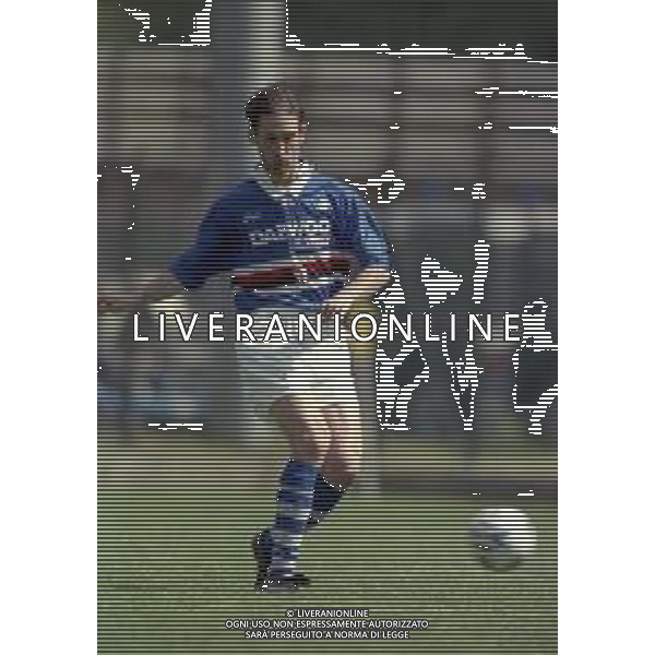 NEG COL-1998 COGNE AMICHEVOLE PRE CAMPIONATO SAMPDORIA -COGNE NELLA FOTO MARCELLO CASTELLINI AG ALDO LIVERANI SAS