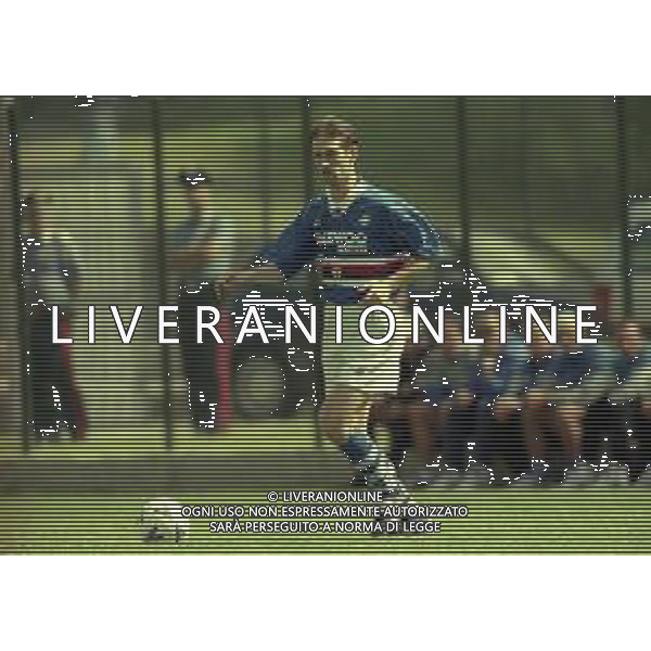 NEG COL-1998 COGNE AMICHEVOLE PRE CAMPIONATO SAMPDORIA -COGNE NELLA FOTO MARCELLO CASTELLINI AG ALDO LIVERANI SAS
