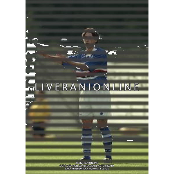 NEG COL-1998 COGNE AMICHEVOLE PRE CAMPIONATO SAMPDORIA -COGNE NELLA FOTO ALESSANDRO GRANDONI AG ALDO LIVERANI SAS