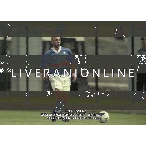 NEG COL-1998 COGNE AMICHEVOLE PRE CAMPIONATO SAMPDORIA -COGNE NELLA FOTO NENAD SAKIC AG ALDO LIVERANI SAS
