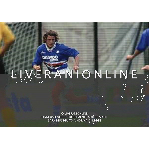 NEG COL-1998 COGNE AMICHEVOLE PRE CAMPIONATO SAMPDORIA -COGNE NELLA FOTO MATTIA BISO AG ALDO LIVERANI SAS