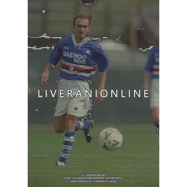 NEG COL-1998 COGNE AMICHEVOLE PRE CAMPIONATO SAMPDORIA -COGNE NELLA FOTO MARCO SGRO\' AG ALDO LIVERANI SAS