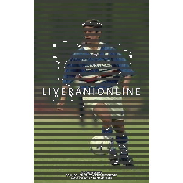 NEG COL-1998 COGNE AMICHEVOLE PRE CAMPIONATO SAMPDORIA -COGNE NELLA FOTO FERNANDO DANIEL CORDOBA AG ALDO LIVERANI SAS