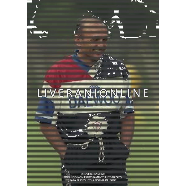 NEG COL-1998 COGNE AMICHEVOLE PRE CAMPIONATO SAMPDORIA -COGNE NELLA FOTO LUCIANO SPALLETTI ALLENATORE SAMPDORIA CALCIO AG ALDO LIVERANI SAS