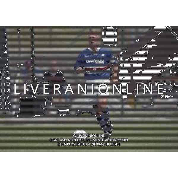 NEG COL-1998 COGNE AMICHEVOLE PRE CAMPIONATO SAMPDORIA -COGNE NELLA FOTO MORENO MANNINI AG ALDO LIVERANI SAS