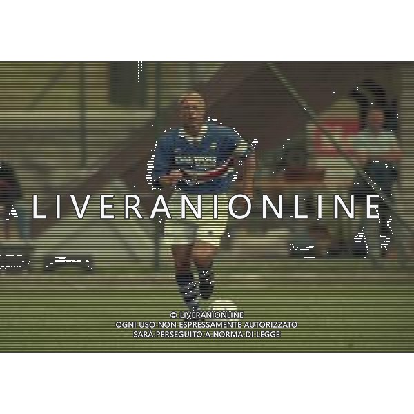 NEG COL-1998 COGNE AMICHEVOLE PRE CAMPIONATO SAMPDORIA -COGNE NELLA FOTO MORENO MANNINI AG ALDO LIVERANI SAS