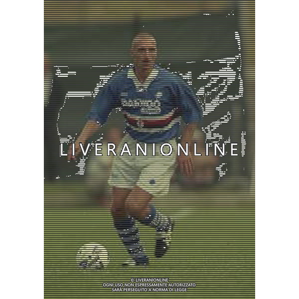 NEG COL-1998 COGNE AMICHEVOLE PRE CAMPIONATO SAMPDORIA -COGNE NELLA FOTO FABRIZIO FICINI AG ALDO LIVERANI SAS