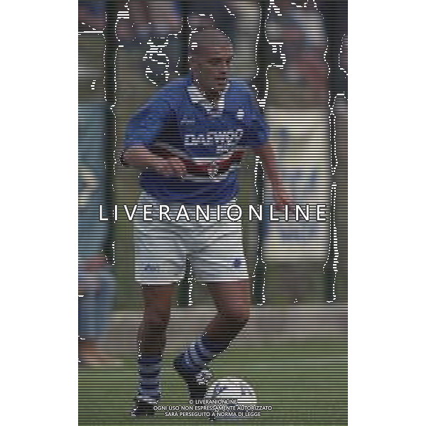 NEG COL-1998 COGNE AMICHEVOLE PRE CAMPIONATO SAMPDORIA -COGNE NELLA FOTO DAVID BALLERI AG ALDO LIVERANI SAS