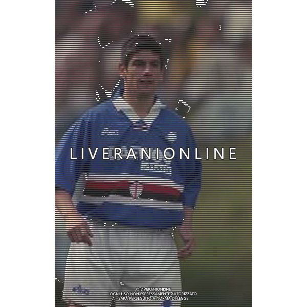 NEG COL-1998 COGNE AMICHEVOLE PRE CAMPIONATO SAMPDORIA -COGNE NELLA FOTO FERNANDO DANIEL CORDOBA AG ALDO LIVERANI SAS